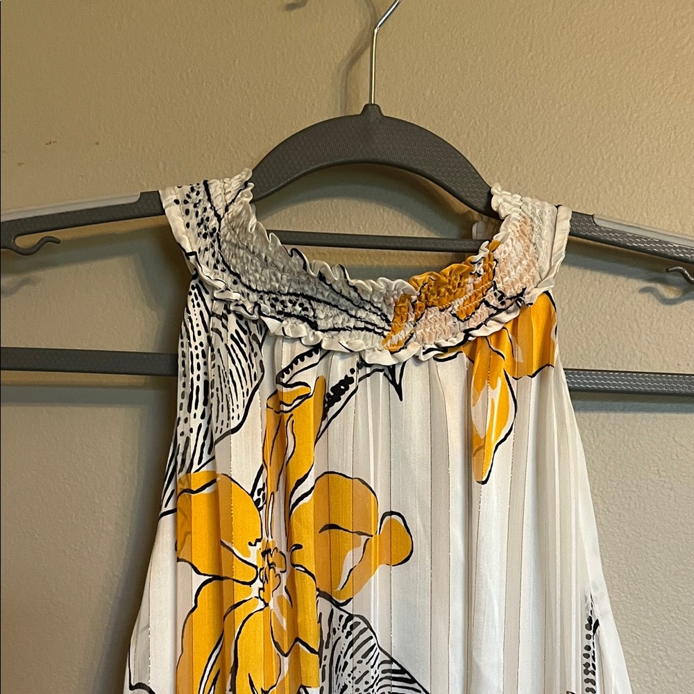 WHBM Floral Halter Neck Dress - Picture 2 of 10